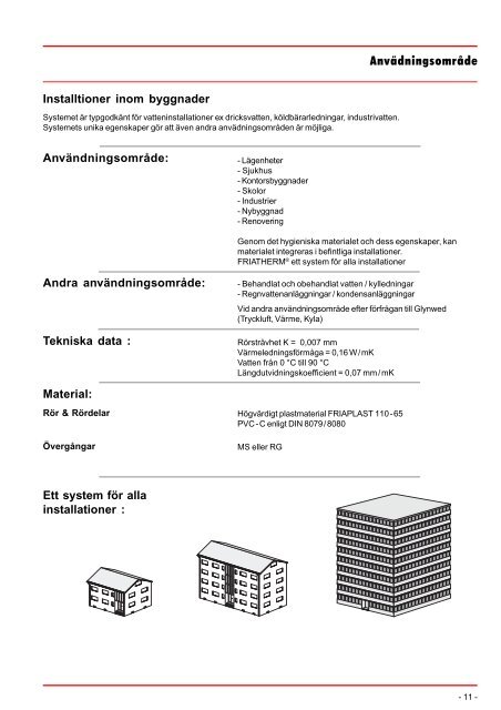 Projektering & Monteringsanvisning - Glynwed AB