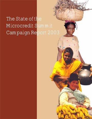 The State of the Microcredit Summit Campaign Report 2003