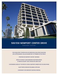 500/550 NEWPORT CENTER DRIVE - IrvineCompanyOffice.com