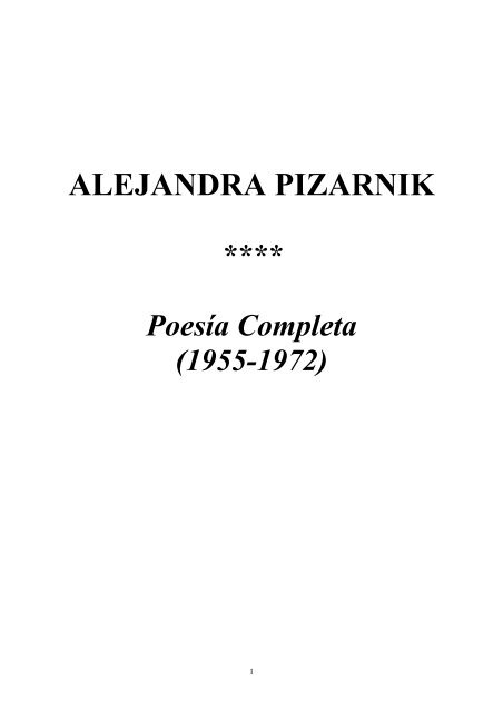 Poesía Completa (1955-1972)