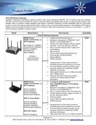 Product Profile - Axesstel