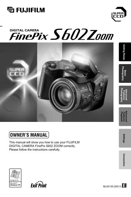 FinePix S602 Zoom Owner's Manual - Igor Chudov