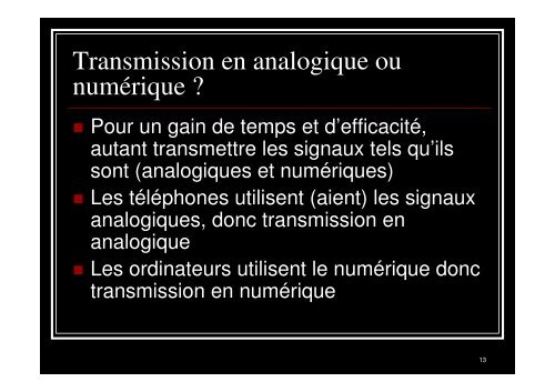 Traitement du signal et Applications cours 6 - Université Paris 8