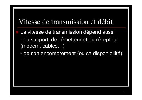 Traitement du signal et Applications cours 6 - Université Paris 8