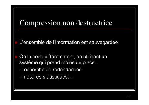 Traitement du signal et Applications cours 6 - Université Paris 8