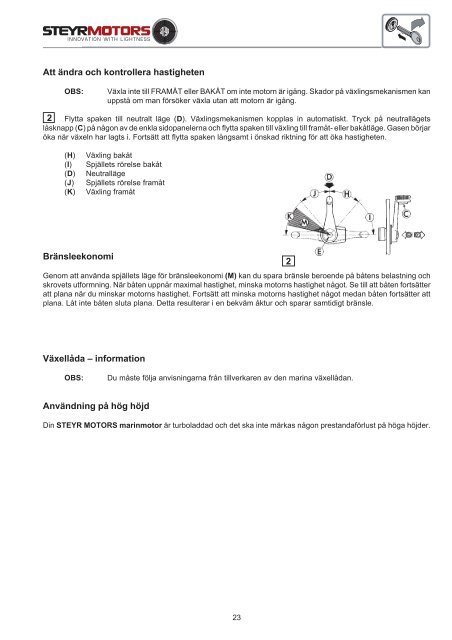 4 cylindrar + 6 cylindrar 4 cylindrar + 6 cylindrar - Steyr Motors