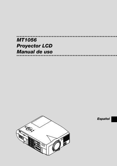 MT1056 Proyector LCD Manual de uso