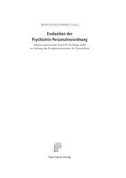 Evaluation der Psychiatrie-Personalverordnung - Aktion Psychisch ...