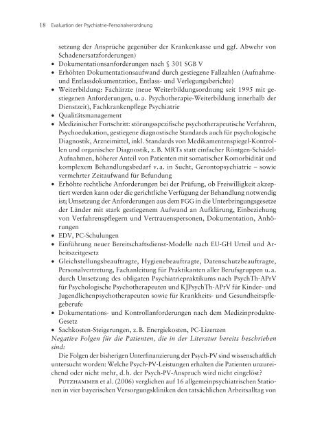 Evaluation der Psychiatrie-Personalverordnung - Aktion Psychisch ...