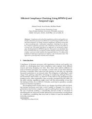 Efficient Compliance Checking Using BPMN-Q and Temporal Logic