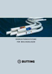 RohRleitungssysteme fÃ¼R molchanlagen - Butting GmbH & Co. KG