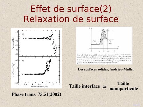 Soutenance de stage - IM2NP