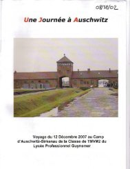 Une Journée à Auschwitz - Mémorial de la Shoah