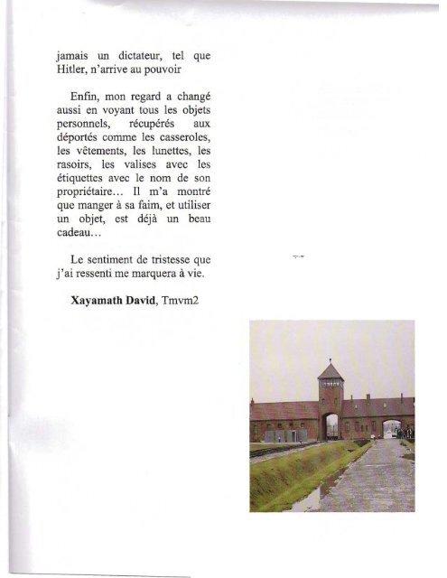 Une Journée à Auschwitz - Mémorial de la Shoah