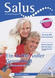 Ihr Gutfühlmagazin Ausgabe 2-2011 - Salus BKK