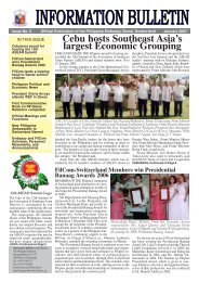 2007 January - Information Bulletin Issue No. 9 - Philippine ...