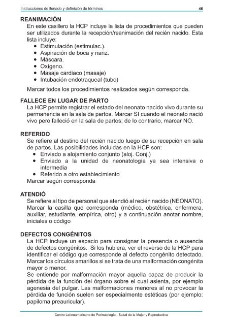 Historia ClÃ­nica Perinatal y formularios - CLAP 2010 - Prenatal