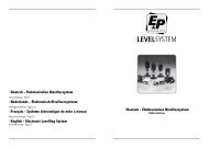 Deutsch - Elektronisches Nivelliersystem â€ºDeutsch ... - E&P Hydraulics