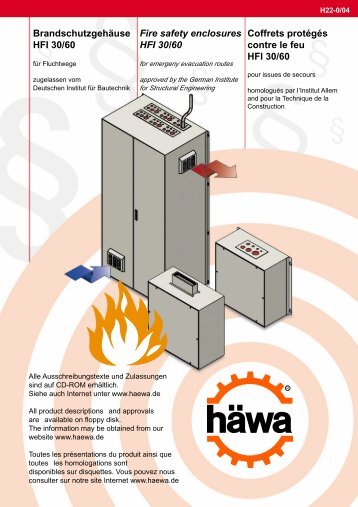 Brandschutzgehäuse HFI 30/60 - Haewa Corporation