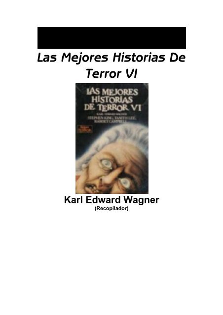 2. Wagner, Karl Edward - Las Mejores Historias De Terror VI.pdf