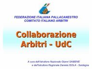 Collaborazione Arbitri - UdC - Comitato Italiano Arbitri - Provincia di ...