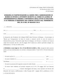 Scarica modulo domanda e modulo autocertificazione esami sostenuti