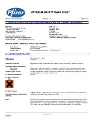 MATERIAL SAFETY DATA SHEET - ViiV Healthcare
