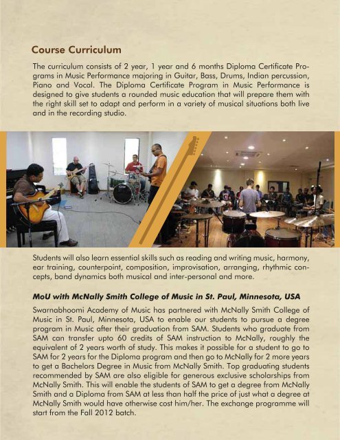 India's first professional college for contemporary music - MARG Group