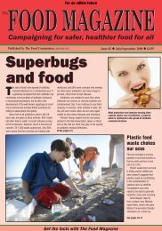 Food Magazine - The Food Commission