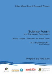 UWSRA Science Forum 2011, Program and Abstracts - Urban Water ...