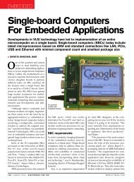 Single-board Computers For Embedded Applications