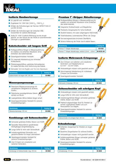 Werkzeuge und Zubehör - Ideal Industries