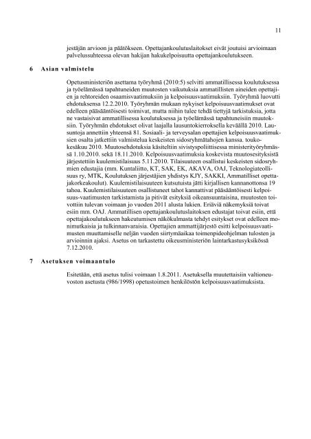 OPETUS- JA KULTTUURIMINISTERIÃ Muistio Hallitusneuvos 9.12 ...