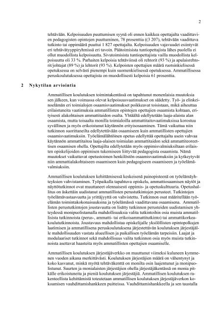 OPETUS- JA KULTTUURIMINISTERIÃ Muistio Hallitusneuvos 9.12 ...