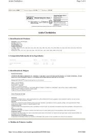 msds - Mercantil Laboratorio