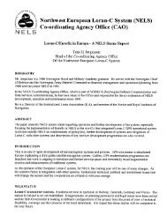 Loran-C/Eurofix in Europe - A NELS Status Report - International ...