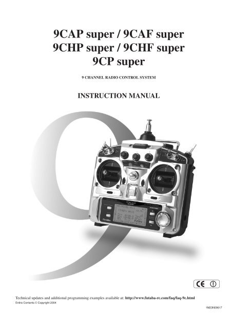Futaba 9CHP Manual - DASL