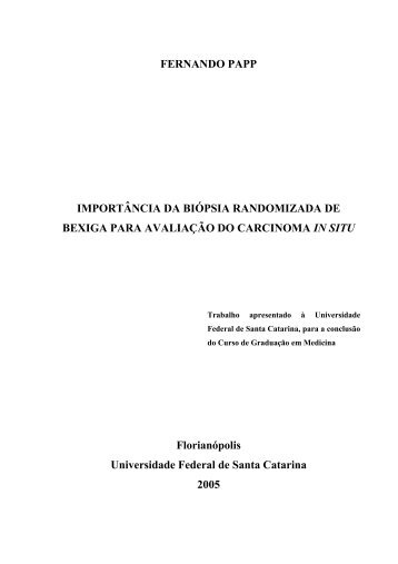 FERNANDO PAPP IMPORTÂNCIA DA BIÓPSIA ... - UFSC