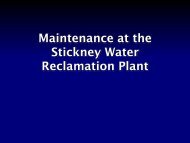 reporting - Metropolitan Water Reclamation District of Greater Chicago