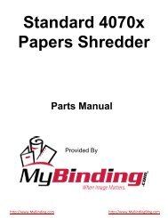 Standard 4070x Papers Shredder