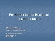 Biodiesel Blend Detection Using a Fuel Composition Sensor