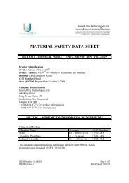 LTL_MSDS_Extraction Tube UltraLyse30-21_EN_v1 ... - Aqua-tools