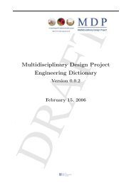 Multidisciplinary Design Project Engineering Dictionary