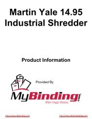 Martin Yale 14.95 Industrial Shredder