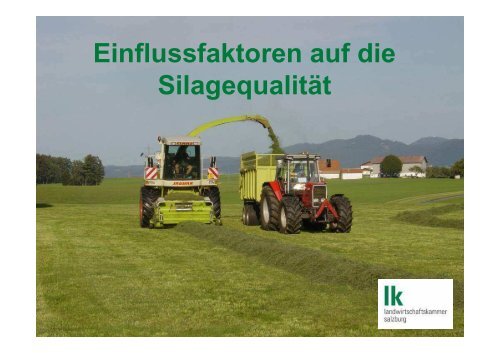 Silagebereitung von A bis Z - Dr. Vet