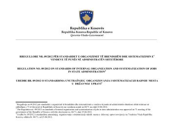 08.05.2012Rregullore nr. 09/2012 pÃ«r standardet - Republika e ...