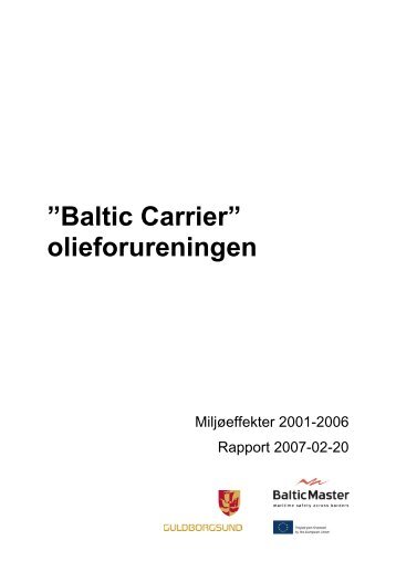 ”Baltic Carrier” olieforureningen