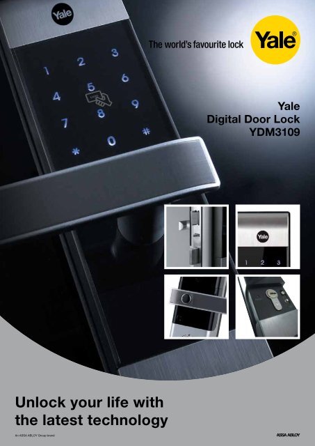 the Yale digital door lock brochure - Joinery Hardware