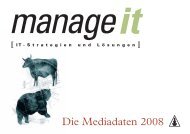 manage it« Mediadaten 2008