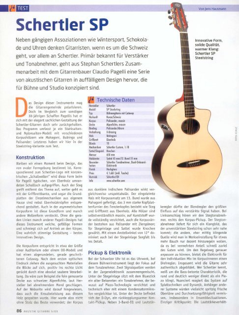 Schertler SP - schertler guitars